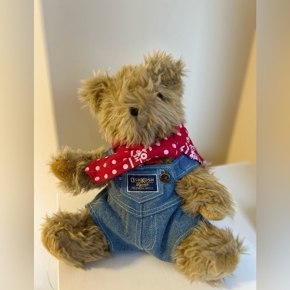 Vintage 90’s Oshkosh B’gosh Teddy Bear… - Picture 1 of 6